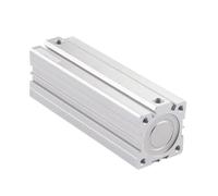 Ryanong Balais de moteur en carbone, balais de carbone, cylindre pneumatique à course prolongée, ACQ 32 40 50 63 mm, cylindres compacts minces, alésage du cylindre à filetage mâle 130 140 150 mm