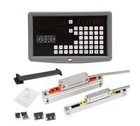 Ryanong Balance linéaire, kit complet DRO SDS6-2V 2 axes de lecture numérique avec règle à grille 5u KA-300 en verre pour fraiseuse