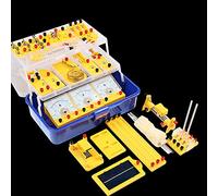 Ryanong Boîte d'expérimentation de physique électromagnétique, kit de démarrage pour l'apprentissage de la physique de base des circuits électriques,