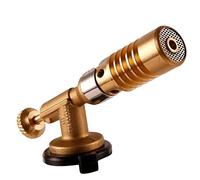 Ryanong Chalumeau à gaz - Chalumeau à gaz butane en cuivre - Briquet de chauffage - Pour camping en plein air, barbecue, pistolet pulvérisateur - Accessoires de soudage TIG