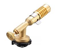 Ryanong Chalumeau à gaz en laiton - Chalumeau de soudage en cuivre - Chalumeau de soudage - Chauffage de plomberie - Propane - Pour camping, barbecue, pistolet pulvérisateur - Accessoires de soudage