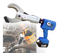 Ryanong Coupe-câble électrique avec interrupteur de démarrage et de retour d'huile, lame en alliage d'acier pour une coupe rapide, idéal pour les installations électriques et les projets de