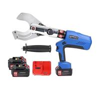 Ryanong Coupe-câble hydraulique électrique - Alimentation par batterie 18 V, haute puissance 120 KN/160 KN pour une coupe efficace des fils Cu/Al, idéal pour les travaux électriques et de construction