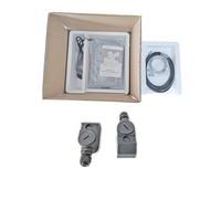 Ryanong Débitmètre à ultrasons, TDS-100F Débitmètre d'eau avec capteur LCD Affichage M2 Transducteur mural numérique à ultrasons