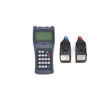 Ryanong Débitmètre à ultrasons, TDS-100H Débitmètre d'eau avec capteur M2 Transducteur numérique portable à ultrasons