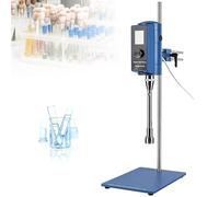 Ryanong Émulsificateur mélangeur à affichage numérique à haute cisaillement, homogénéisateur de laboratoire avec minuterie LCD, 2000-28000 tr/min, pour un mélange et une dispersion efficaces