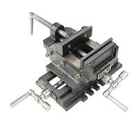 Ryanong Étau d'établi robuste, pince d'établi, étau de presse à glissière croisée, étau robuste de 10,2 cm, étau à glissière croisée en métal, support de machine de serrage, outil de serrage