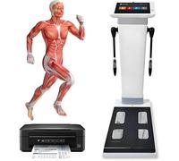 Ryanong HD Touch Bioimpédance Analyseur corporel - Balance médicale numérique pour la gestion du poids et la surveillance de la composition Support multi-utilisateurs et options de langue Dispositif