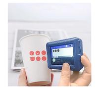 Ryanong Imprimante à jet d'encre portable - Petite imprimante à jet d'encre portable - Code à barres 2D - Mini imprimante intelligente pour étiquettes, date de production, code-barres, code QR