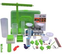 Ryanong Kit d'apprentissage de circuit électrique, kit d'expérimentation physique pour mécanicien du collège et du lycée, outil pédagogique multifonctionnel avec matériau ABS