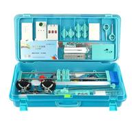 Ryanong Kit d'apprentissage de circuit électrique, physique, boîte d'expérimentation électrique, optique physique, réfraction de la lumière, lentille à eau, kit éducatif