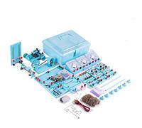 Ryanong Kit d'expérimentation physique pour école secondaire - Kit d'expérimentation électrique - Boîte de circuit expérimental électromagnétisme