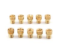 Ryanong Lot de 10 buses d'injecteur principal de carburateur 140 142 145 148 150 152 155 158 160 162 - Kit de remplacement pour PWK Keihin pour OKO CVK NSR KSR