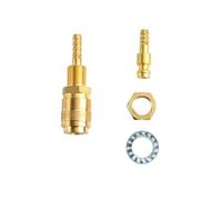 Ryanong Lot de 2 torches de soudage au gaz refroidi à l'eau de 6 mm - Raccord rapide - Adaptateur de connecteur de tuyau - Matériel de montage - Outil de soudage - Accessoires de soudage TIG