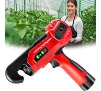 Ryanong Machine à attacher les vignes, attache électrique avec écran LED, réglage à quatre vitesses et diamètre de reliure de 25 mm, rapide et n'endommage pas les branches, pour légumes