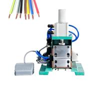 Ryanong Machine à dénuder automatique à double cylindre pour couper et dénuder efficacement les fils dans les applications industrielles