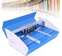 Ryanong Machine à froisser électrique de 460 mm avec règle d'échelle, profondeur de pli réglable et largeur de papier de 460 mm, efficace et gain de temps, pour service professionnel et bureau