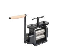 Ryanong Machine à rouler les bijoux - Presse combinée manuelle avec outil de comprimé, kit de feuilles métalliques et de fils, haut professionnalisme
