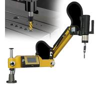 Ryanong Machine à tarauder électrique 600 W à couple élevé avec bras rotatif à 360° et 8 pinces ANSI pour le travail des métaux CNC DIY applications industrielles