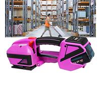 Ryanong Machine de cerclage de soudure électrique portative en PP PET - Outil automatique avec batterie de 4000 mAh pour emballage en plastique, outils de bandage de presse à balles pour tendeur 1
