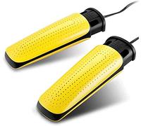 Ryanong Machine de séchage à chaussures Sèche-chaussures portable avec minuterie, sèche-pieds, chauffage à température constante à double cœur, réchauffeur d'hiver pour la maison, réglage télescopique