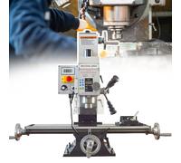 Ryanong Mini fraiseuse - Foret d'établi avec micro-alimentation - Puissance de 1100 W - Vitesse variable de 20 à 2250 tr/min - Idéale pour le travail de précision du bois et du métal