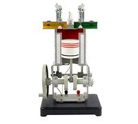 Ryanong Modèle de moteur à essence - Petit moteur à carburant - Modèle de moteur à combustion interne à quatre temps - Équipement d'expérimentation physique - Équipement d'enseignement,