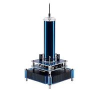 Ryanong Music Acrylic Base Shell Arc Plasma Haut-Parleur Bobine DIY Kit Kit de Transmission Sans Fil Expérience de Bureau Jouet Modèle avec Bluetooth Fonction Arc Genera