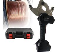 Ryanong Outil à cliquet électrique et pince à sertir hydraulique pour couper des câbles blindés, comprend des ciseaux à engrenages en aluminium et cuivre, qualité professionnelle