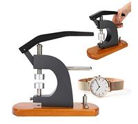 Ryanong Presse de montre professionnelle 5500-E - Base en bois portable - Coque arrière - Presse - Outil de réparation pour horloger