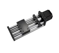 Ryanong Rail linéaire électrique - Guide de rail linéaire - Vis à billes - Glissière de précision en alliage d'aluminium - Table coulissante manuelle pour CNC - Axe Z avec roulement linéaire de haute
