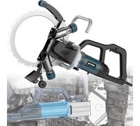 Ryanong Scie circulaire électrique - Moteur sans balais portable pour couper du béton, de la pierre, du mur, du sol et des dalles - Design portable à angle complet à 90°