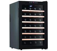 Ryanong SDFGH 28 bouteilles de vin réfrigérateur refroidisseur thermostat armoire autoportante boissons thé intégré pour les amateurs de vin