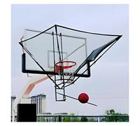 Ryanong Shot Basketball Returner Rebounder pour entraînement de basket-ball portable Fixation de retour pour intérieur et extérieur Filet de rebond de basket-ball avec goulotte de retour rotative