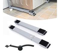 Ryanong Support de base pour machine à laver - Rouleau extensible avec outil de levage Charge de 300 kg réglable 45-75 cm - Pour machines à laver, réfrigérateurs, sèche-linges, lave-vaisselle et
