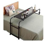 Ryanong Table de chevet réglable en hauteur pour chambre à coucher, table d'ordinateur mobile, longueur au-dessus du lit avec roulettes et table inclinable pour hôpital