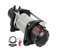 Ryanong Treuil hydraulique de 10 000 à 9 071,8 kg avec câble en acier robuste de 24 m, engrenage planétaire en 2 étapes pour VTT, SUV, bateau, véhicule tout-terrain