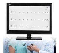 Ryanong Visimètre numérique 18,5/54,6 cm LCD électronique avec plusieurs cibles visuelles, distance réglable de 1 à 6 m, pour détection d'optométrie de magasin optométrique, 54,6 cm