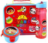 Ryan's World - Set boîte à pain pour enfants NS6319 (taille unique) (Rouge/Bleu)