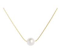 Ryaupy 1pc Collier Ras du Cou avec Petite Perle Boho Clavicule Flottant Perle Ras du Cou Perle de Bijoux Plaqué Or