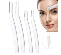 Ryaupy 4PCS Rasoir à Sourcils - Filet de Sécurité à Courte Distance - Outil Professionnel de Dermaplaning pour Le Duvet pour L'exfoliation de la Peau Visage Rasoir Sourcil des Poils(2 Longueurs)