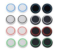 Ryaupy Lot de 16 Capuchons de Pouce pour Manette PS5, Capuchons de Joystick en Silicone pour PS4/PS5/Xbox One Series X/S, poignées de Pouce précises avec Protection, Accessoires de Manette