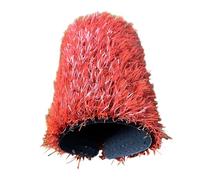 RybdaFDc Gazon Artificiel avec Trous de Drainage, Tapis de Gazon Artificiel Rouge intérieur/extérieur, Gazon Artificiel coloré Lavable extérieur(Red2,2x3.5m(6.59x11.48ft))