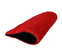 RybdaFDc Gazon Artificiel, Tapis et Tapis en Gazon Artificiel épais et réaliste, Rouleaux de Gazon Artificiel for Jardin d'appartement(Red,2x3.5m(6.59x11.48ft))