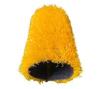 RybdaFDc Gazon synthétique Lavable, Tapis d'extérieur en Gazon synthétique Jaune, Gazon épais et réaliste for Jardin, Cour et terrasse(Yellow 2,2x7m(6.59x22.96ft))