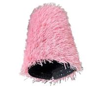 RybdaFDc Grand Gazon Artificiel d'extérieur, Tapis de Gazon synthétique avec Trous de Drainage et Support en Caoutchouc, for Jardin, terrasse, Garage(Pink 1,2x17m(6.56x55.77ft))