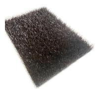 RybdaFDc Grand Gazon Artificiel, Gazon Artificiel coloré, Tapis de Gazon Artificiel avec Trous de Drainage, for Aire de Jeux et terrasse(Coffee,2x18m(6.56x59.05ft))