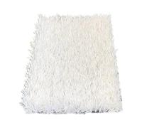 RybdaFDc Grand Gazon Artificiel Lavable, Robuste et Durable, épais, for décoration d'appartement, de Balcon, d'aire de Jeux(White,2x16m(6.56x52.49ft))