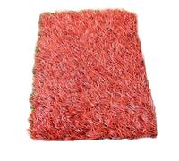 RybdaFDc Tapis de Gazon Artificiel Robuste et réaliste, Facile à Utiliser, for Maison de Jeux extérieure en Verdure Artificielle(Red 2,2x1m(6.56x3.28ft))