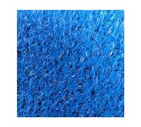 RybdaFDc Tapis en Gazon synthétique Bleu de 0,78 po, avec Support en Caoutchouc, for Jardin, terrasse, Garage, paillasson en Gazon synthétique(2x10m(6.59x32.8ft))